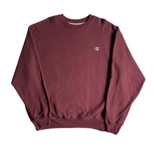 Cargar imagen en el visor de la galería, Champion Crewneck- Vino
