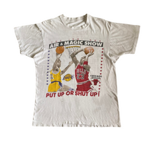 Cargar imagen en el visor de la galería, 1991 NBA Finals tee- MJ vs MJ
