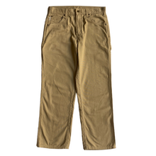 Cargar imagen en el visor de la galería, Carhartt Canvas Carpenter Jeans- Khaki
