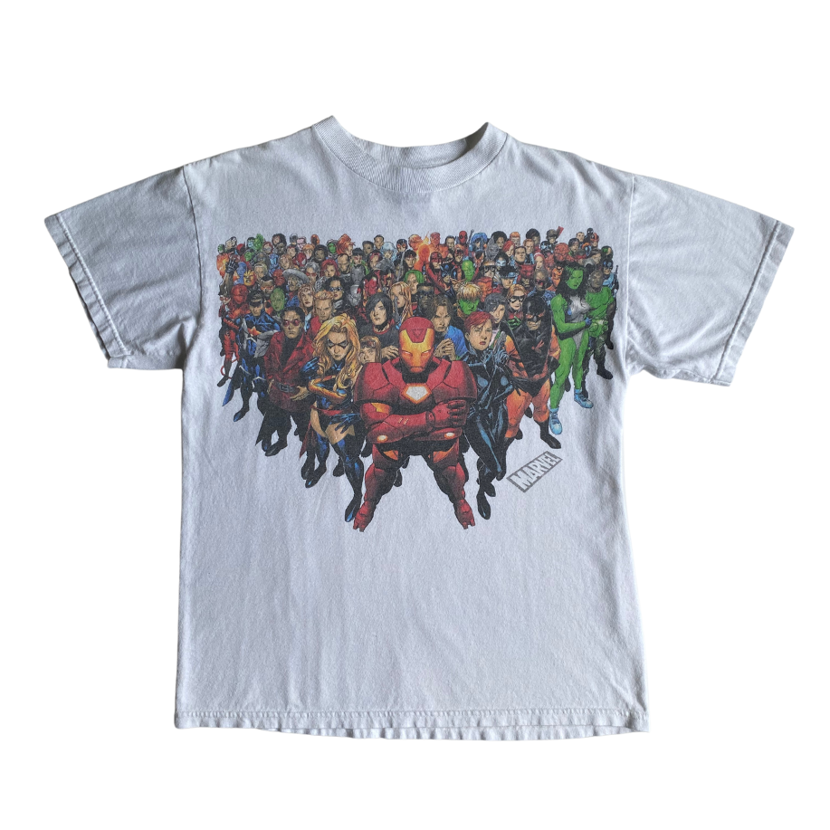 Y2K Marvel Mad Engine tee