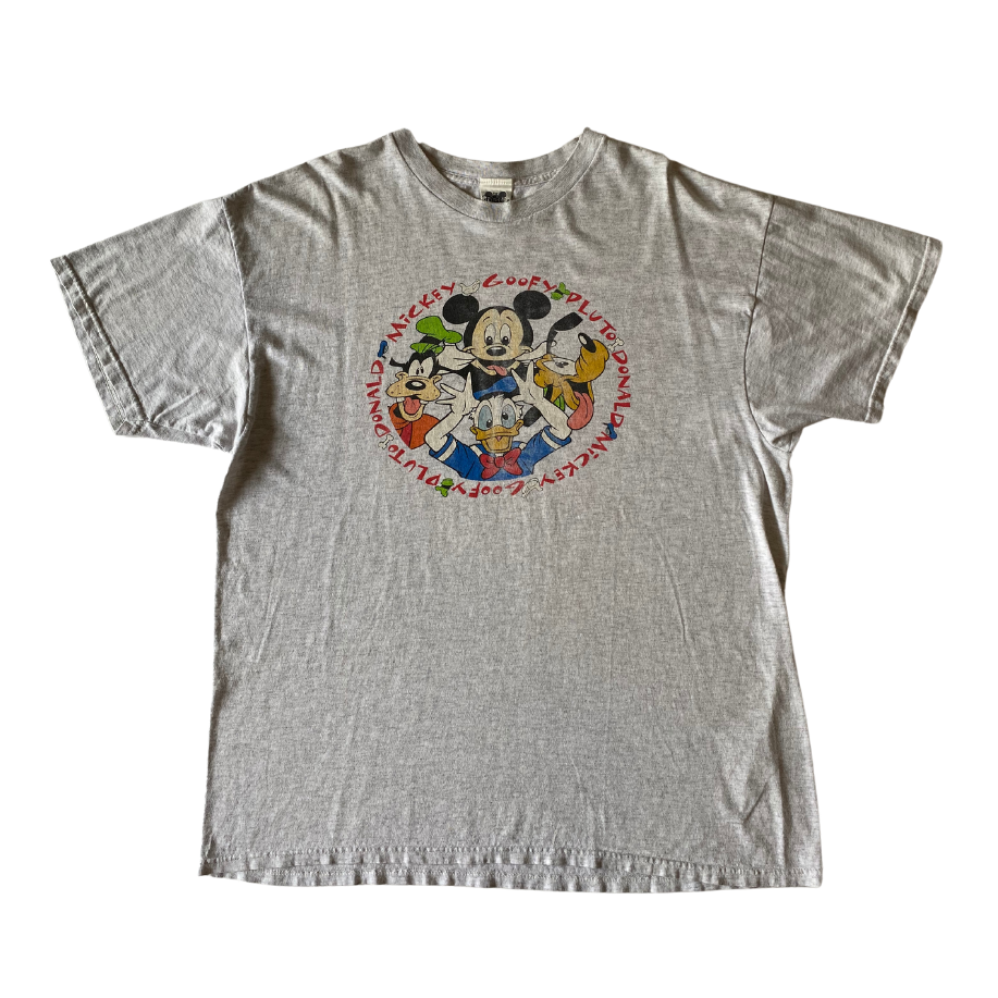 Vintage Disney tee: Mickey, Donald,Goofy & Pluto