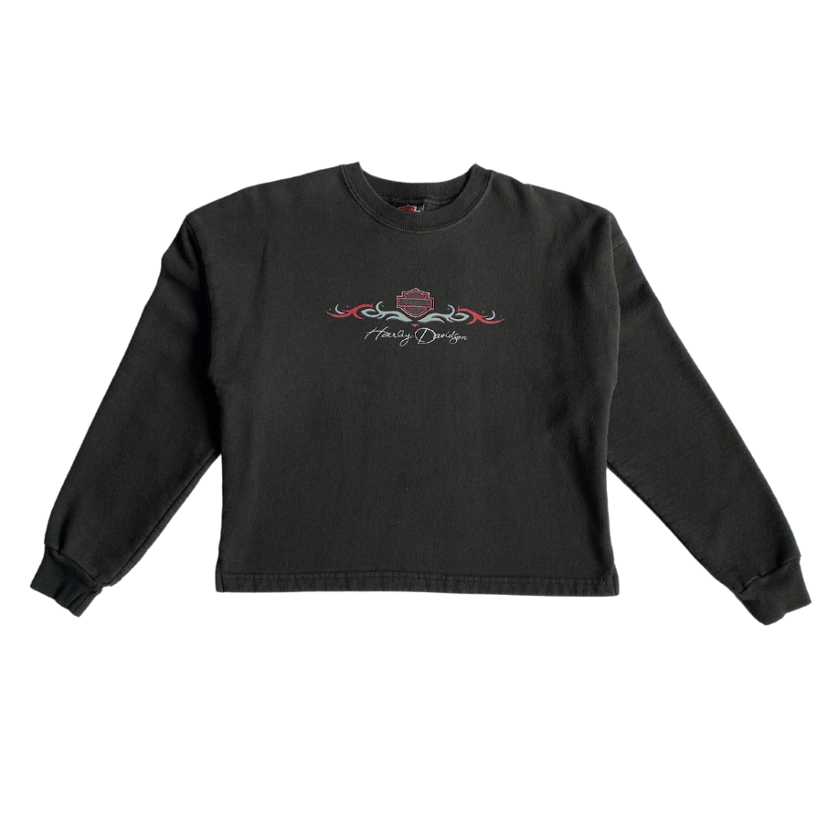 Harley Davidson Cropped Crewneck