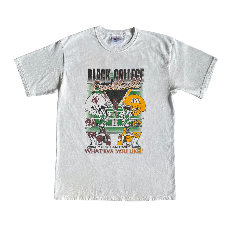 Black College Football Graphic Tee