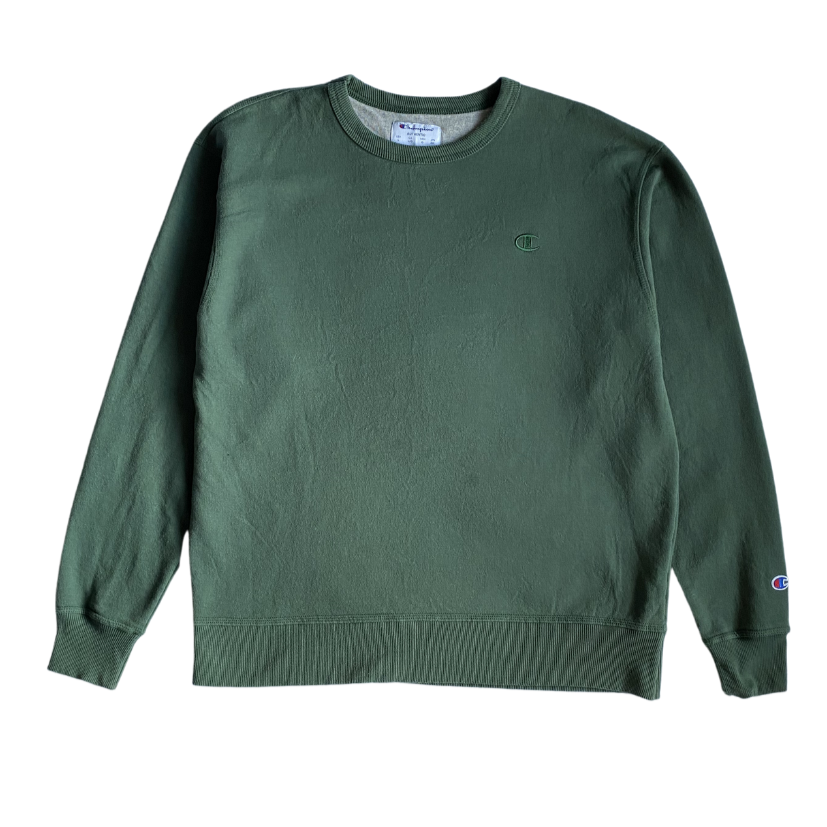 Champion Olive Crewneck