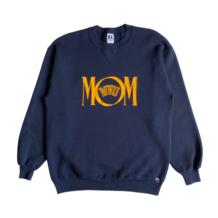 Vintage Russell- WVU Mom Crewneck