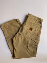 Cargar imagen en el visor de la galería, Carhartt Canvas Carpenter Jeans- Khaki
