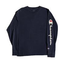 Cargar imagen en el visor de la galería, Champion Navy Longsleeve
