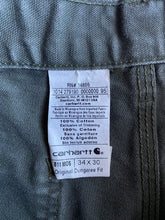 Cargar imagen en el visor de la galería, Carhartt B11 Work Pants- Moss Green
