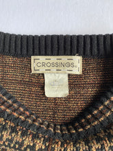 Cargar imagen en el visor de la galería, Brown Knit Sweater
