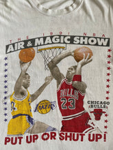 Cargar imagen en el visor de la galería, 1991 NBA Finals tee- MJ vs MJ
