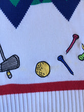 Cargar imagen en el visor de la galería, Vintage Golf Knit Sweater
