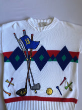 Cargar imagen en el visor de la galería, Vintage Golf Knit Sweater
