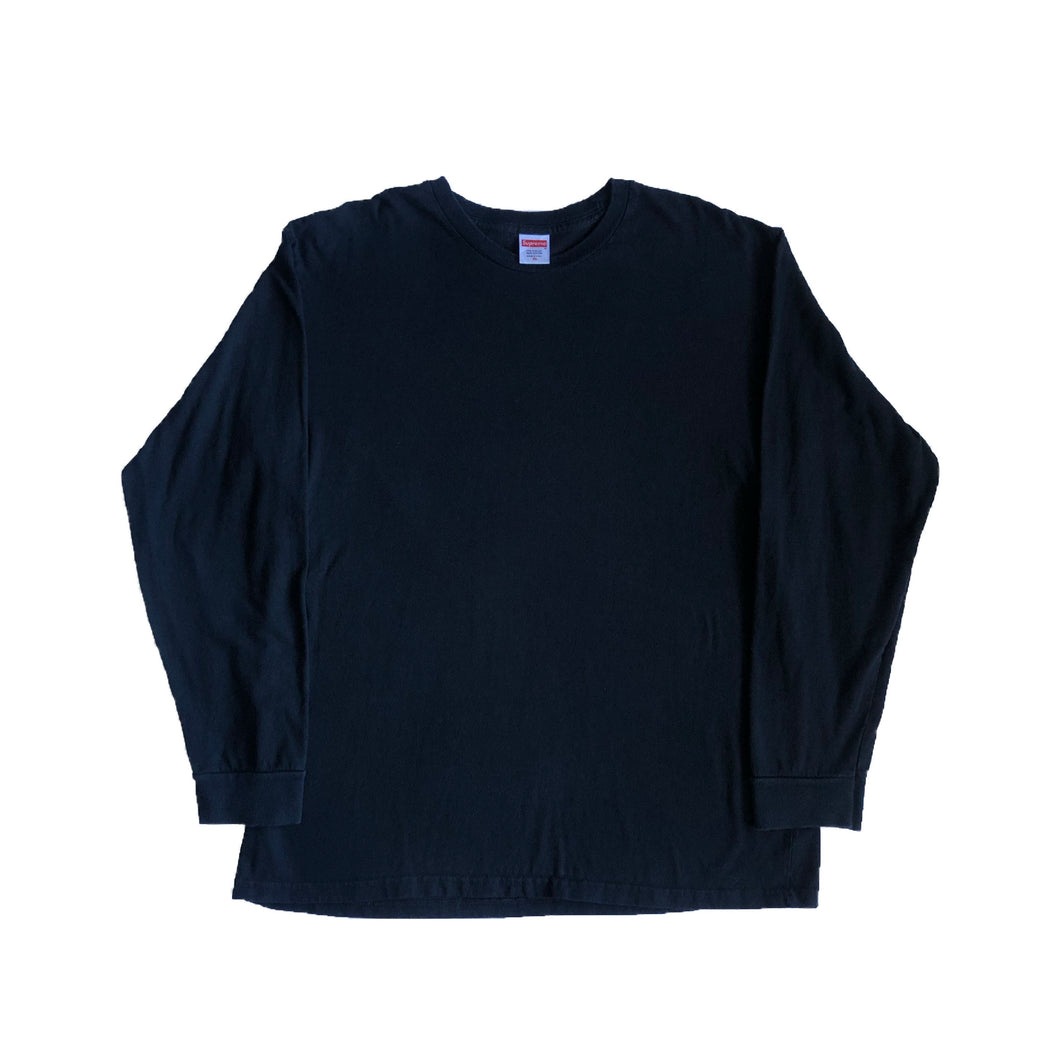 Supreme Blank Long sleeve- Black