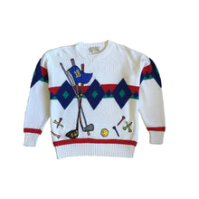 Cargar imagen en el visor de la galería, Vintage Golf Knit Sweater
